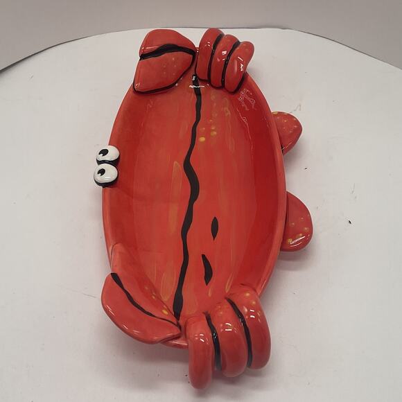 Nicole Engblom ceramic crab serving dish - Picture 3 of 6